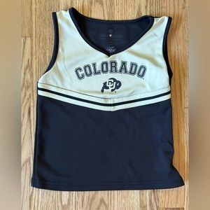 CU Buffaloes Girls Cheerleader Top